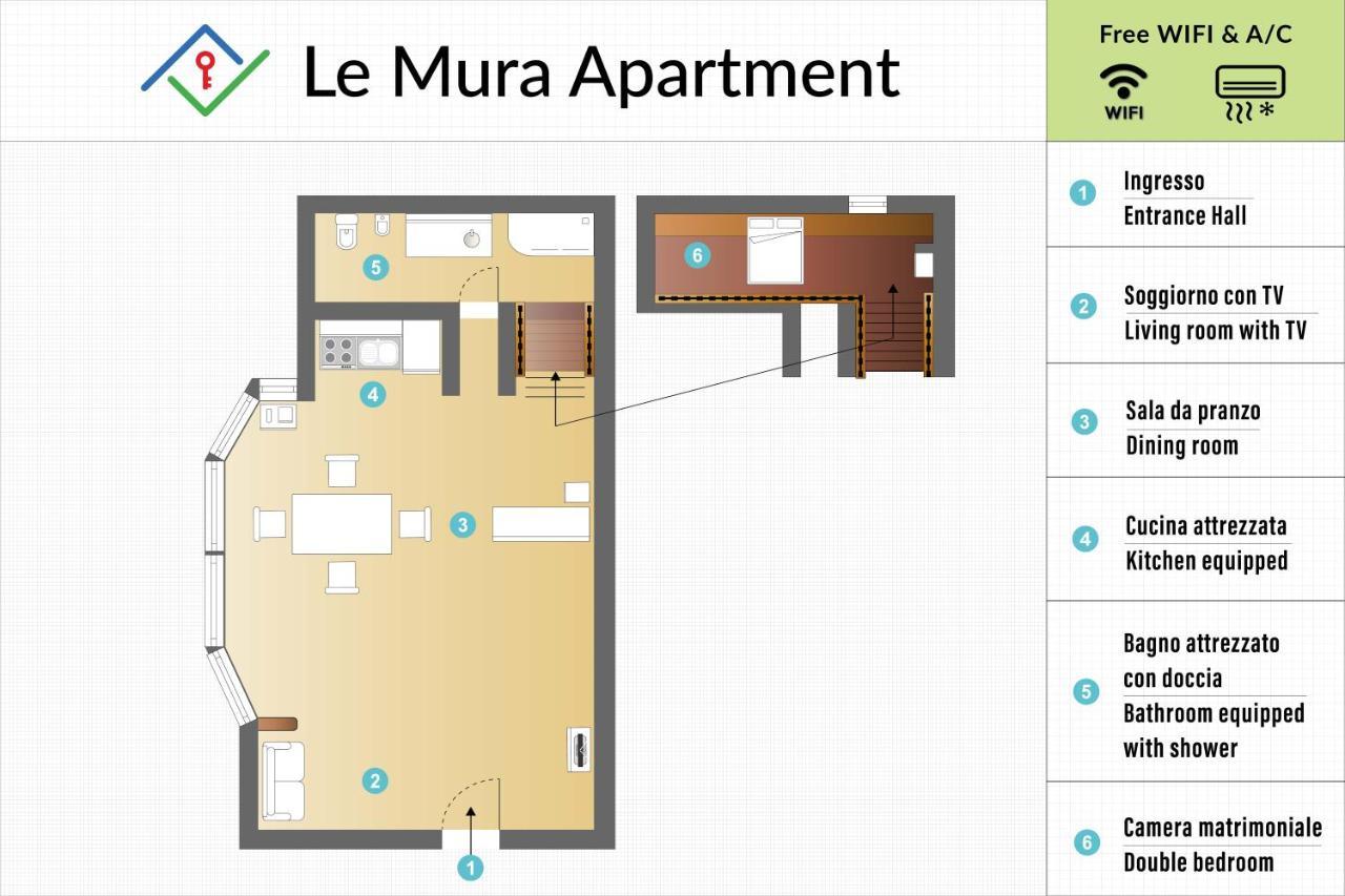 Le Mura Apartment Pise Extérieur photo